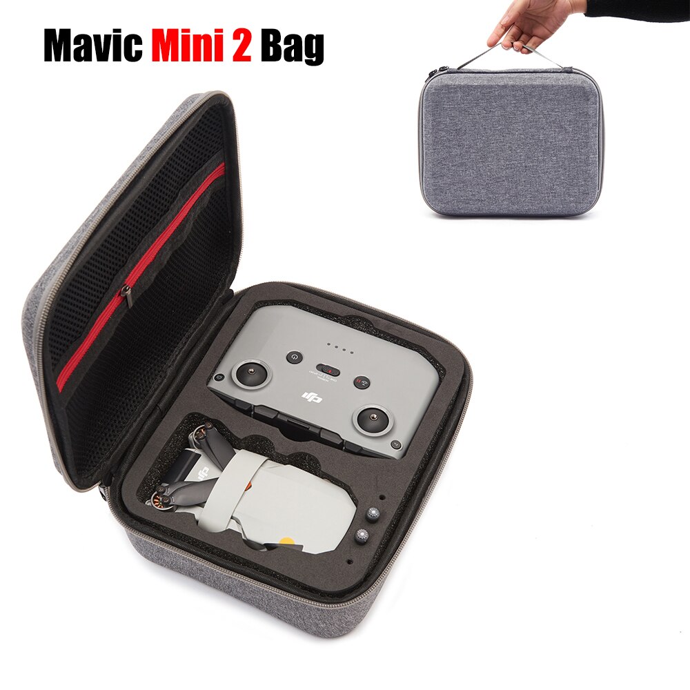 Bolso de mano Mavic Mini 2 para Dron, bolsa de hombro portátil, impermeable, con carcasa dura, para llevar al aire libre, accesorios para DJI Mini 2