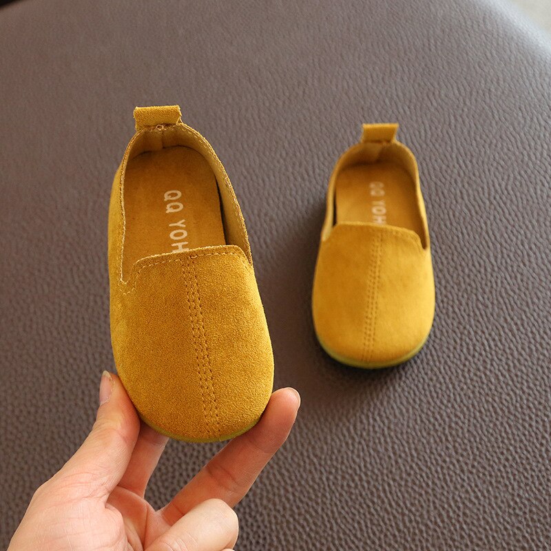 Children's Single Shoes Baby Boys Shoes Korean Children's Shoes Baby Booties Toddler Shoes: Yellow / EU22(inner13cm)