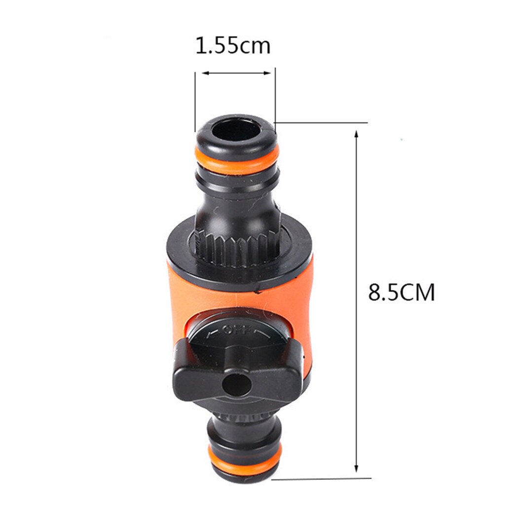 2PC Hose Pipe Tap Shut Off Valve Fitting Connector Garden Quick Coupler ABS TPR Uick Connectors Tool