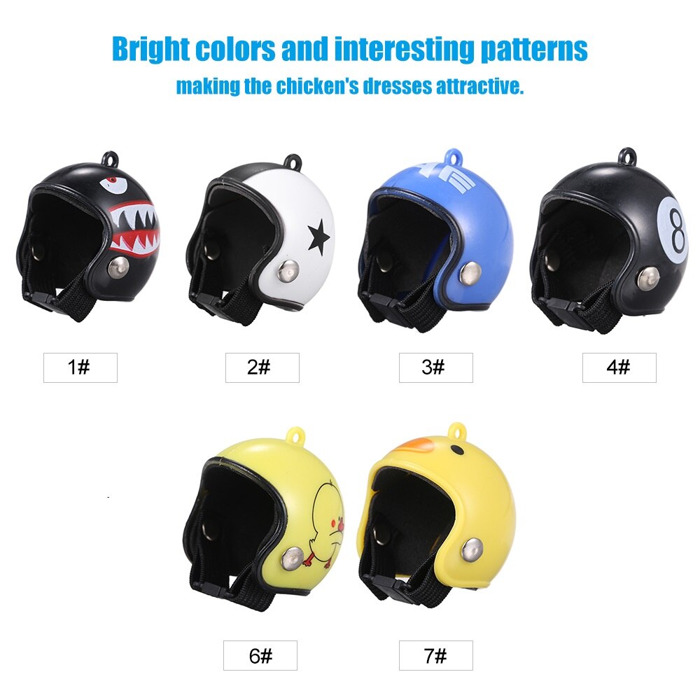 Casque de poulet, mignon chapeau d'oiseau, casquette ajustable pour petits animaux, Protection dure, pour poulet, canard, oiseau, volaille