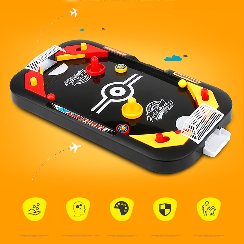 Mini Hockey Table Game For Kids Soccer Ice Desktop Interactive Toy Anti-stress Funny Gadgets Family Party Toys For Children