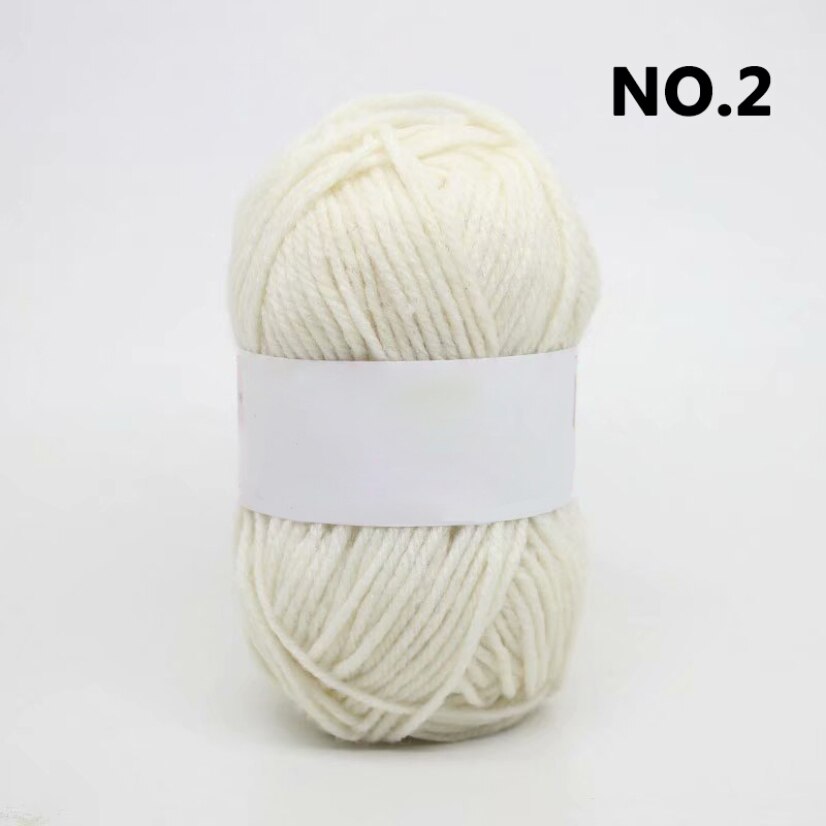 25g Soft Acrylic Yarn Knitting Crafts Soft Yarn Colorful Craft Baby Wool Knitted Diy Hand Made Doll Cloth Sweaters Yarn Balls: 2