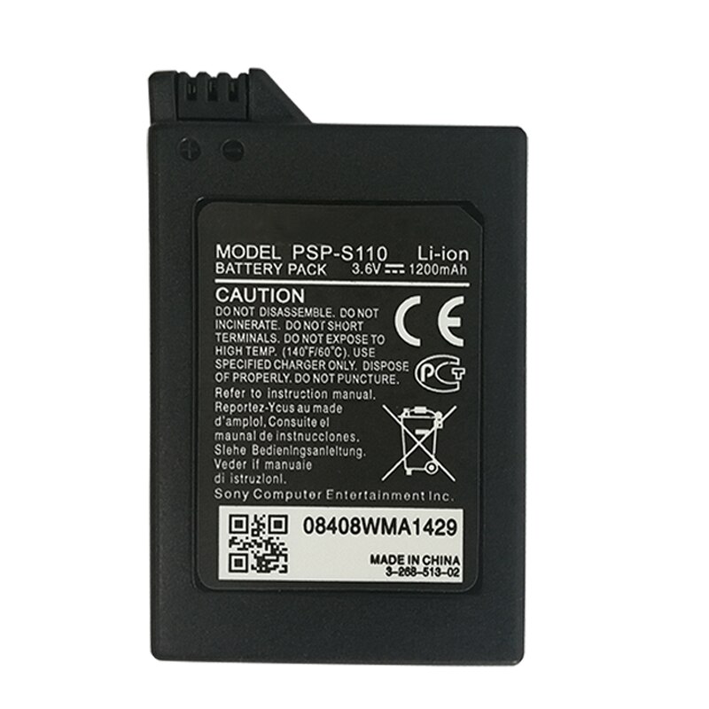 Ockered-Paquete de batería para Sony PSP2000 PSP3000 Play Station, 1200mAh, 3,6 V, Psp, 2 unidades