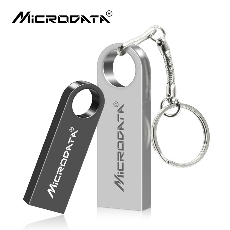 Super dünne metall usb-stick 8GB 16GB 32GB 64GB 128GB wasserdichte USB 2,0 speicher usb stick flash disk mini stift stick