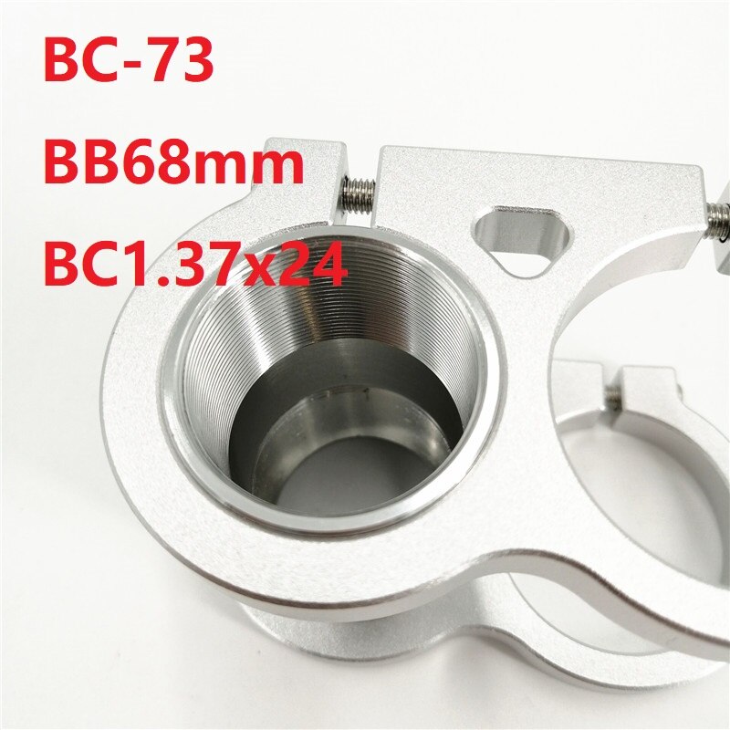 Folding Bicycle BB68 Thread Bottom Brackets Down Extend Adapter Aluminum Alloy Kids Bike Modification Accessories