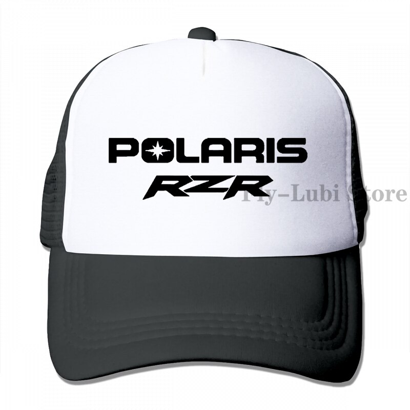 Polaris Rzr Utv 2 Baseball cap men women Trucker Hats adjustable cap: 3-Black