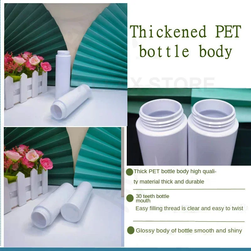 10/30/50PCS White foam pump bottle mascara cleansing Soap Dispenser bubble plastic 30ml 60ml Empty Face Lashes Cleanser