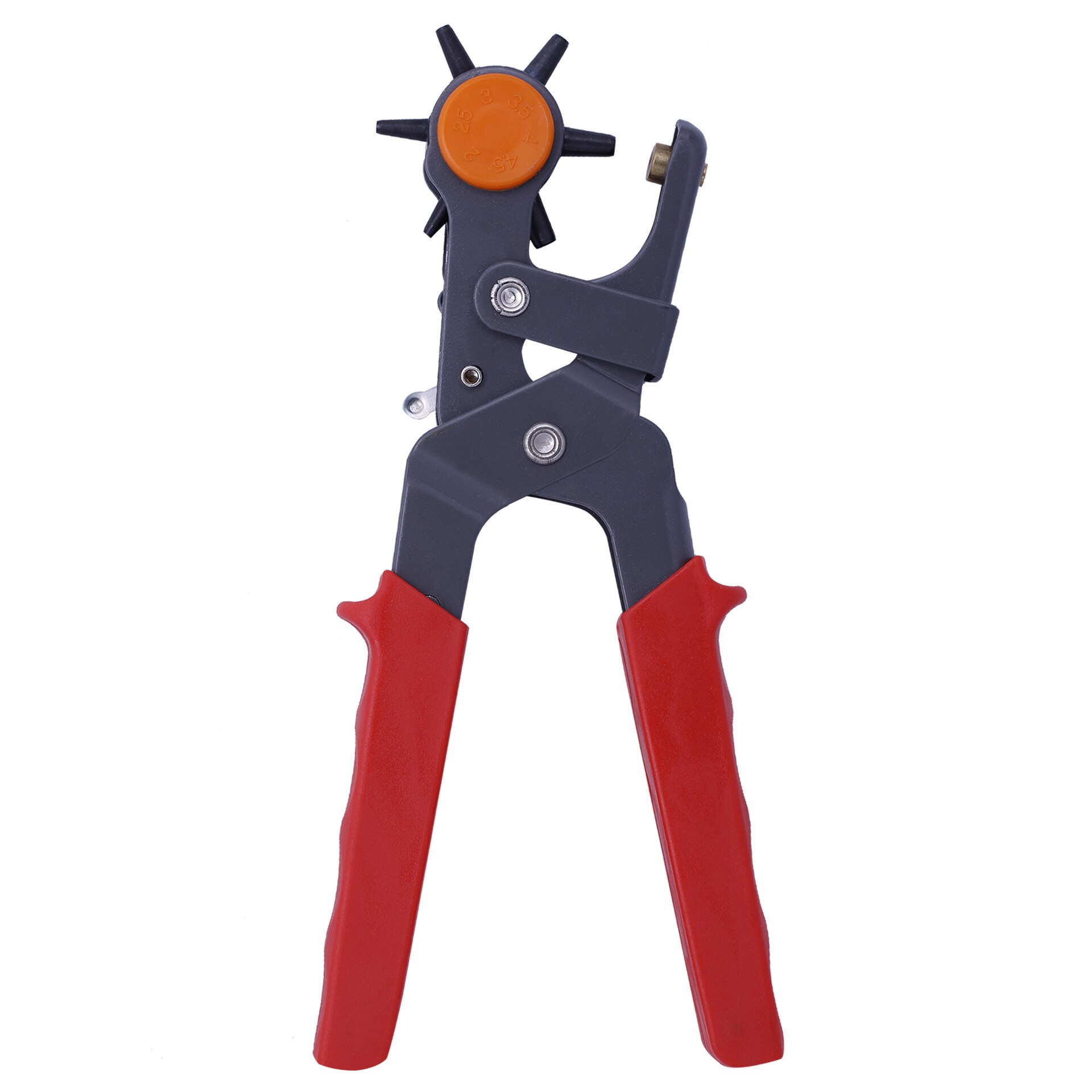 Alicates de perforación de 9 pulgadas, máquina perforadora de agujeros redondos, herramienta para hacer agujeros para tarjetas de correa de reloj, cinturón de cuero