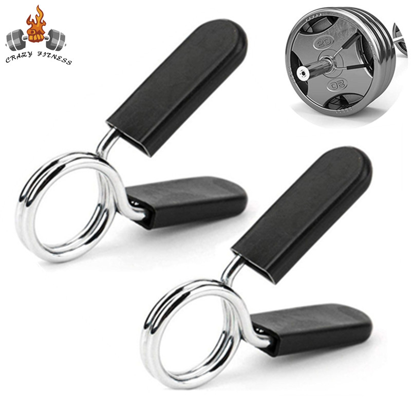Morsetti per barra con bilanciere da 2,5-3,0 cm clip per bilanciere Collari per barra con manubri Serrature a molla per pesi Barra per pesi da palestra Morsetto per blocco con manubri Molla
