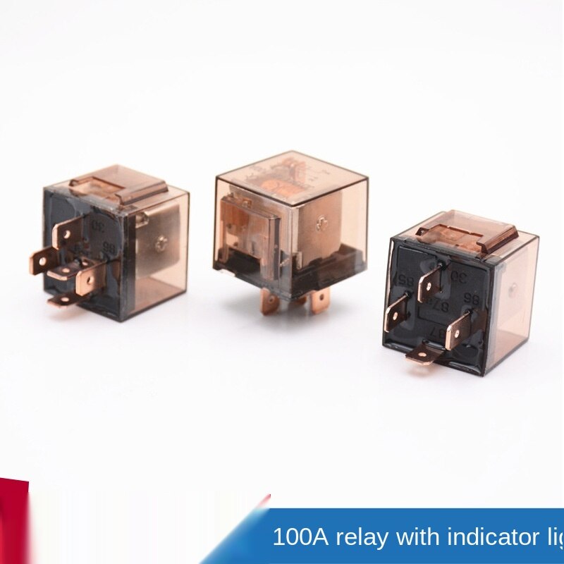 Waterproof Automotive Relay DC 12V / 24V 80A 100A 5Pin SPDT Car Control Switch Device Car Relays High Capacity Switching Relay