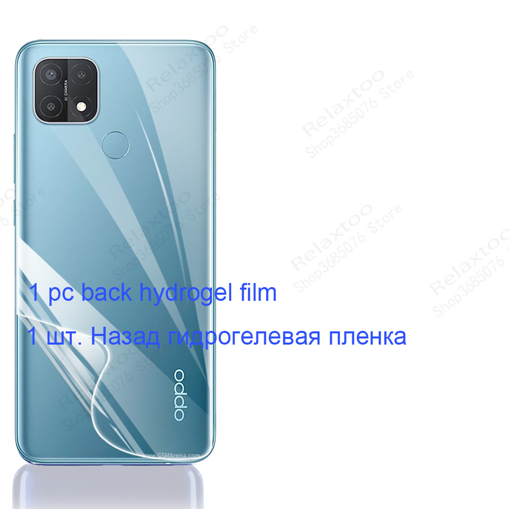 appo a15s hydrogel film front back screen protectors for oppo a15s a15 s a 15s 15a 6.52&#39;&#39; protective film oppoa15s camera glass: only back film / for oppo a15s