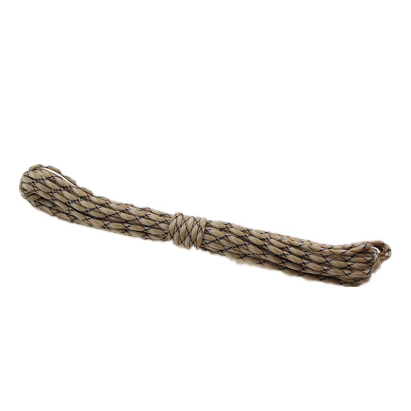 33ft 7 Cord Strand Paracord 550 Parachute Cord Lanyard Rope Mil Spec Cuerda EDC GEAR Carabiner Camping Survival Kit Equipment: desert camo / 33ft(10meter)