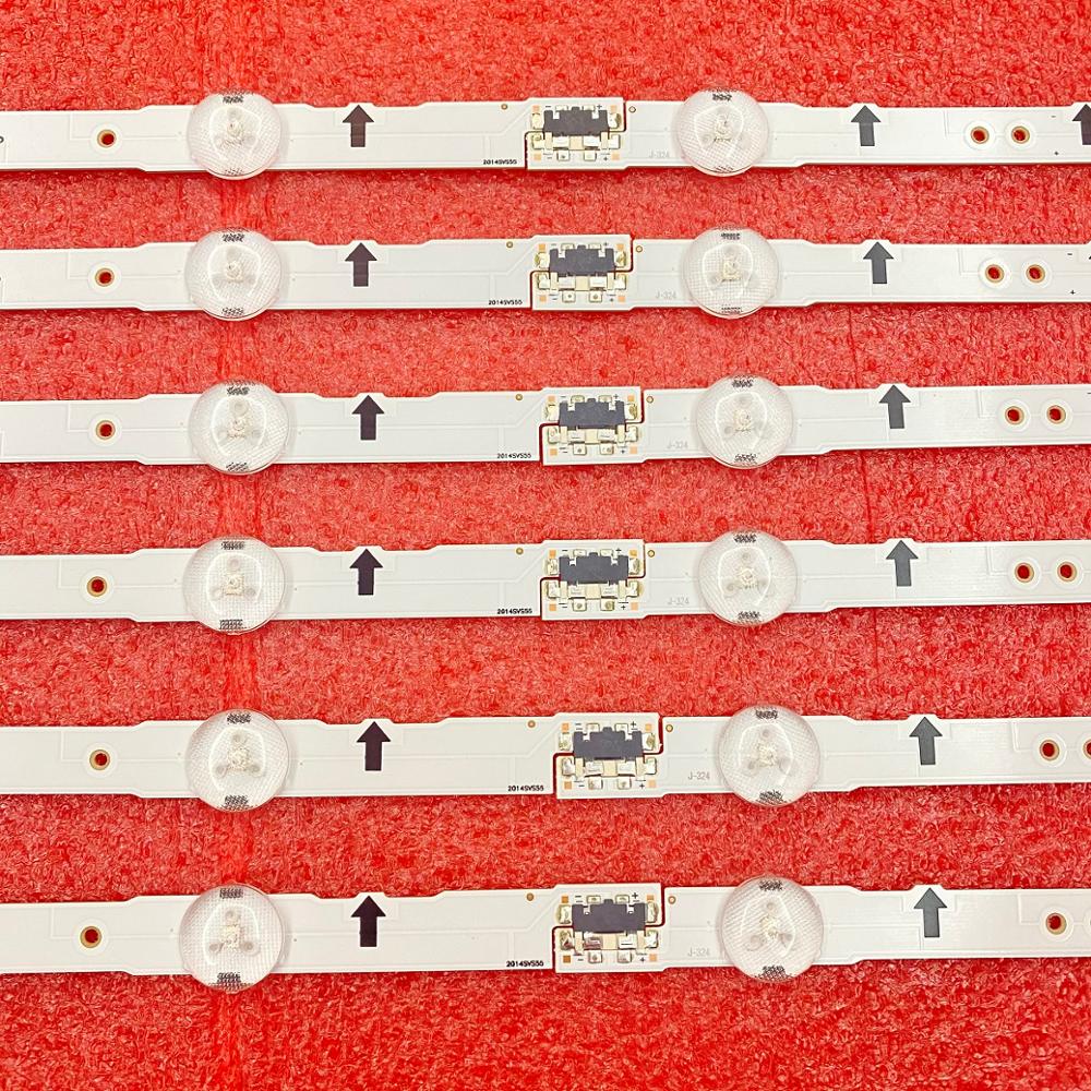 LED Backlight Strip For Samsung UE55H6410SS UE55H6410SU UE55H6415SU UE55H6470AS UE55H6470SS UE55H6475SU UE55H6500AL UE55H6500AT