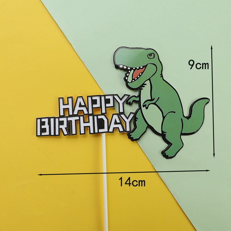 Söt äggskal dinosaurie tecknad baby dekoration lövsnöre archetree cake topper för barn födelsedagsfest tillbehör bakning: 1pc dinosauriepapper e