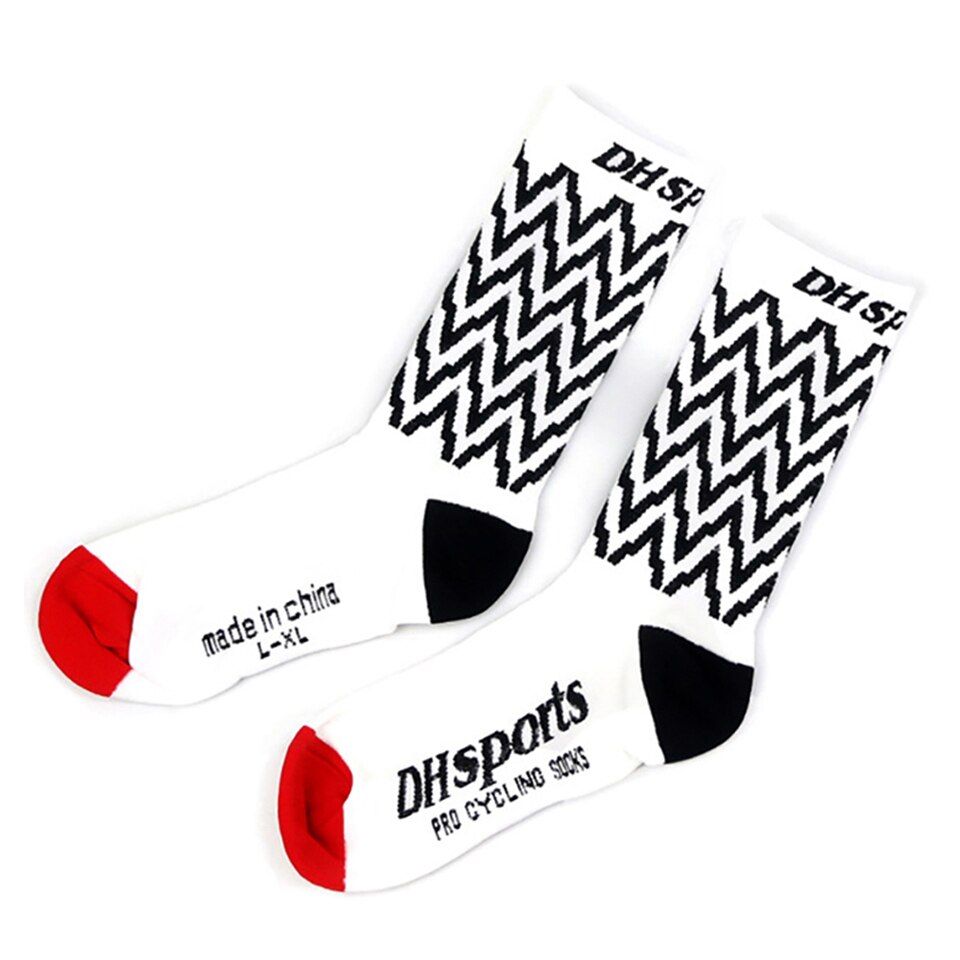 Calzini da bici traspiranti colorati per montagna bicicletta alti calzini sportivi da calcio per pallacanestro da uomo nuovi tutto&#39;aperto: 1