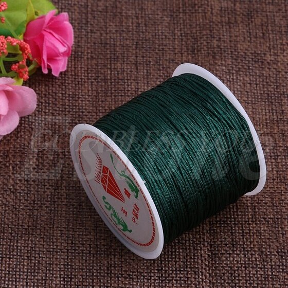 1Roll 0.8mm 45M Nylon Chinese Knot Macrame Bracelet Braided Cord Thread String