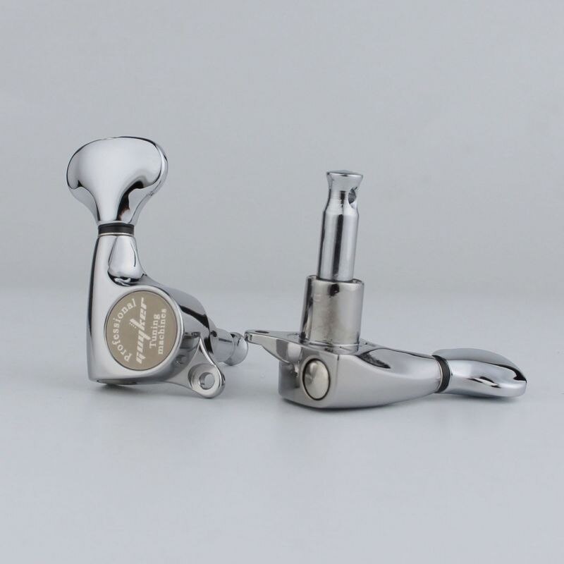 Guyker superior chrome silver tuners voor elektrische gitaar, stemmechanieken