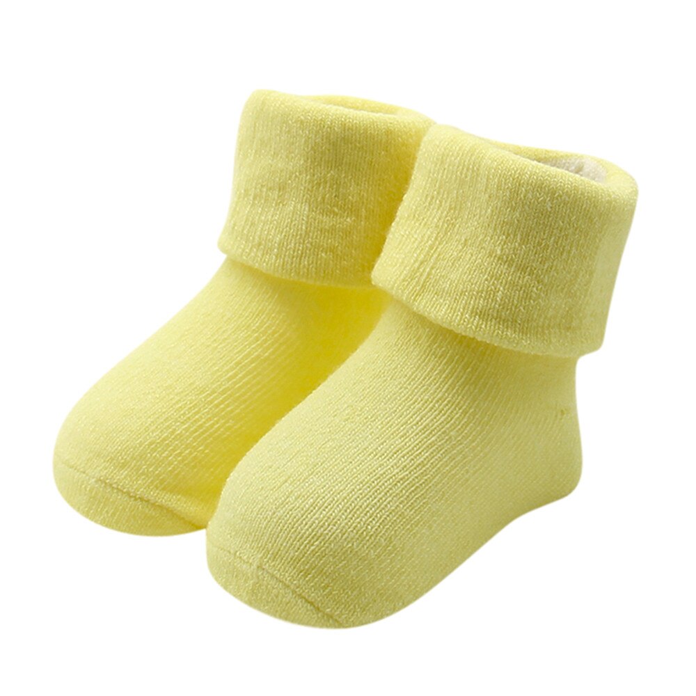 heißer Jungen Mädchen Reine Weiße Socken für Kinder Baby Weiche Baumwolle Kinder Socken Lose Komfortable Kleinkind Schwarz Weiße Socken: Yellow 
