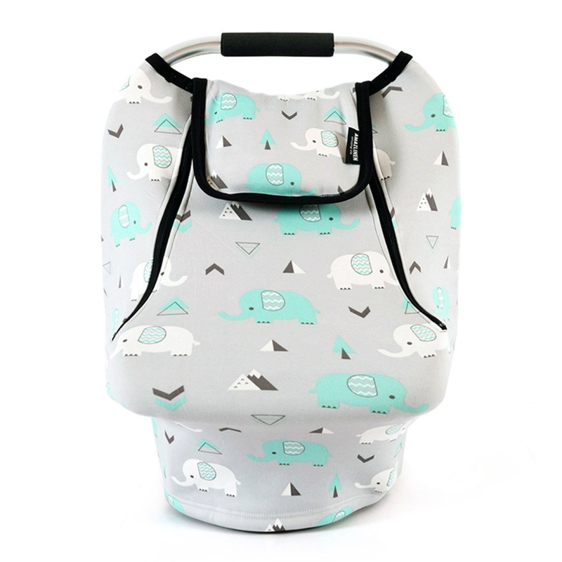 Baby-autositzbezug aus dicker baumwolle, frostsicher, wärmend, faltbar, für mädchen und jungen