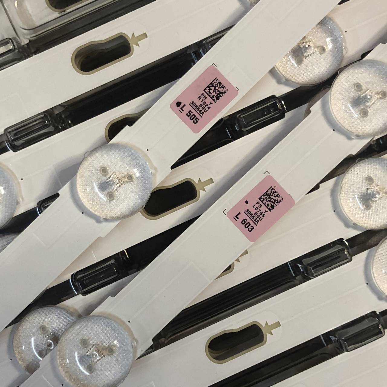 16PCS LED Bande De Rétro-Éclairage pour Samsung UE60KU6000 UN60JU7100F UE60JU6000 V5DU-600DCA 600DCB-R1 BN96-34806A 34805A 39664A 39663A