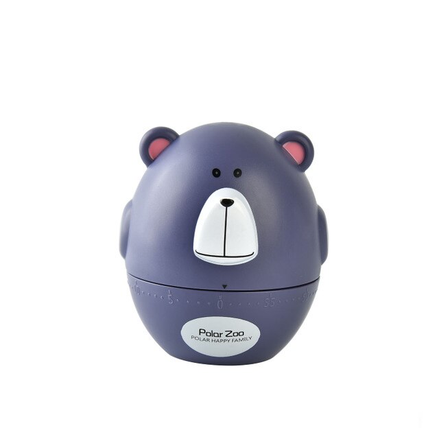 60 Minute Timer Easy Operate Kitchen Timer Cooking Baking Helper Kitchen Tools Home Decoration: Bear