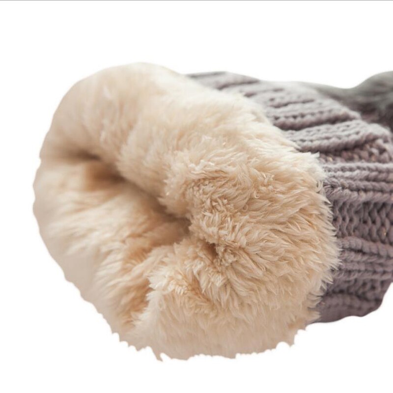 Winter gebreide mutsen dames dikke warme muts skullies muts dames gebreide letter muts mutsen outdoor muts en sjaal