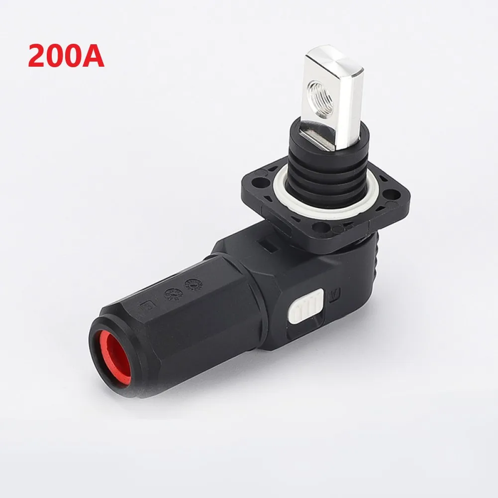 Connecteur de stockage d'énergie de batterie 120/200A 1000V, Terminal à prise rapide ignifuge pour chariot élévateur électrique, batterie d'alimentation de véhicule: Gris foncé