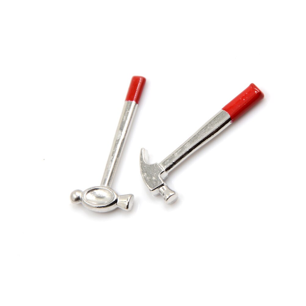 8 sztuk 1:12 metalowe narzędzie ręczne zestaw miniaturowy domek dla lalek akcesoria robić udawania zabawek