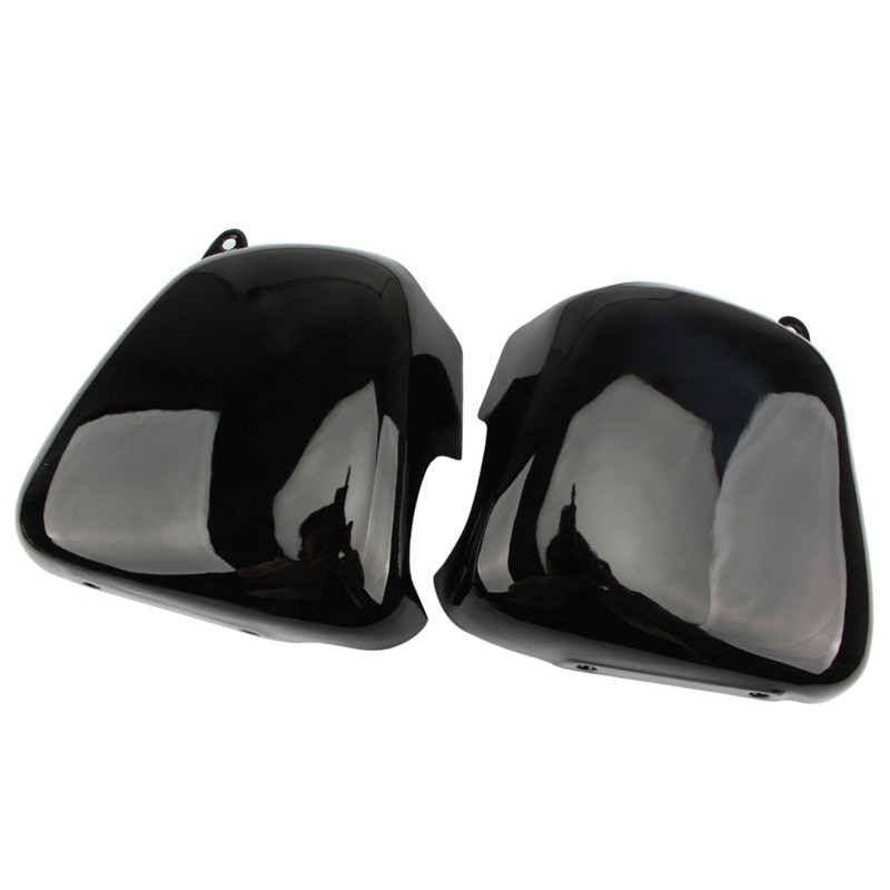 Motorcycle Battery Cover Left Right Side Fairing Battery Covers for Triumph Bonneville T100 SE Thruxton 900 Scrambler Moto:  Gloss Black