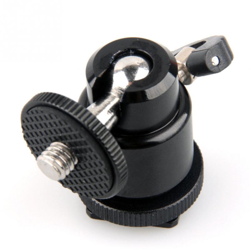 Dla statyw kamery światła doprowadziło wspornik lampy błyskowej uchwyt robić montażu 1/4 gorąca adapter robić butów kołyska głowica kulowa z zamkiem