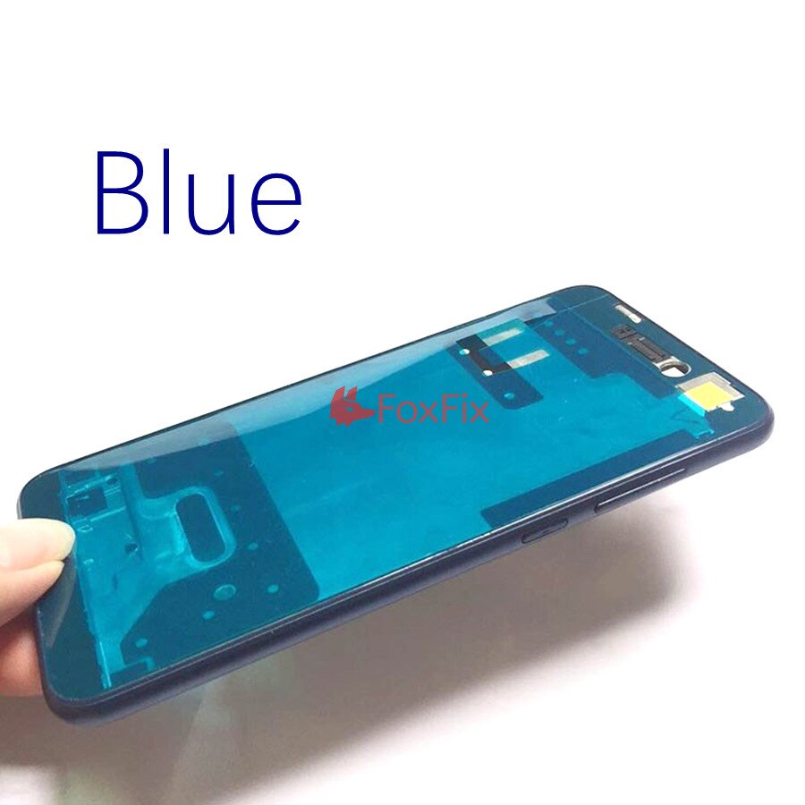 Moldura frontal para huawei honor 8 lite, tela de apoio para moldura médio placa de habitação: Azul