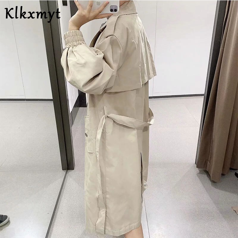 ZA Women Fashion Office Wear One Button Blazer Coat Vintage Long Sleeve Pockets Female Outerwear Chic Tops