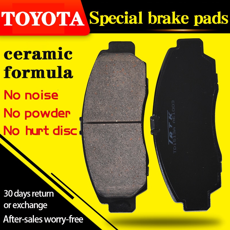 4 piece set/Suitable for Toyota Tacoma Highlander C-HR Sienna  Ralink alphard Vellfire Front and rear brake pad