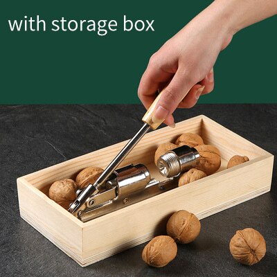 Manual Stainless Steel Nut Cracker Mechanical Sheller Kitchen Tools Pecan Filbert Walnut Nutcracker Fast Opener Nutcracker Clamp: Update