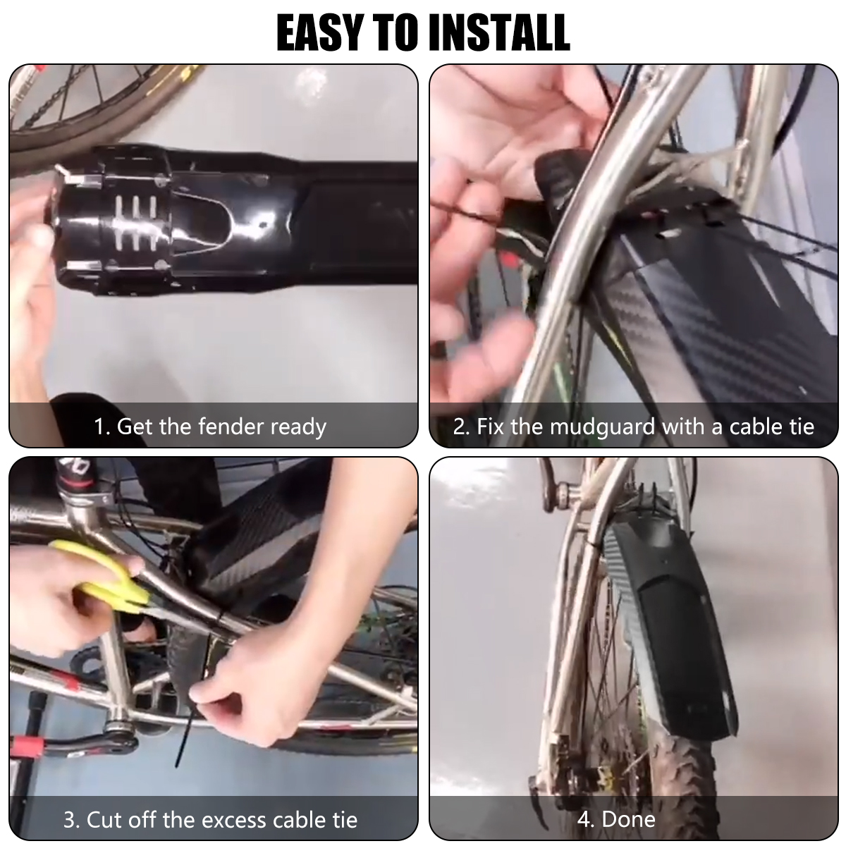 Universal Mudguard Mtb Accessories Mud Flaps for Bicycle Parts Mountain Bike Accessories Cycling Guard Components Sports