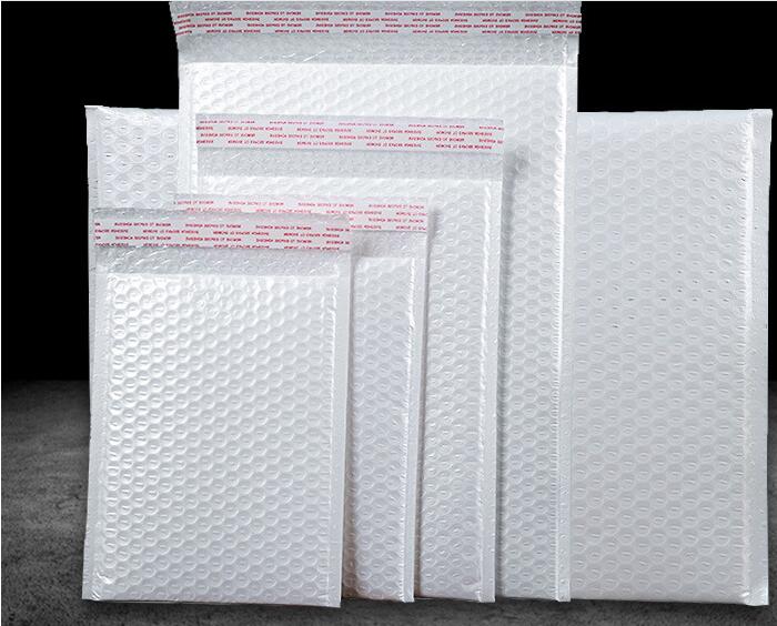 Witte Zak Schuim Envelop Foam Folie Kantoor Verpakking Envelop Vochtwerende Trillingen Tas, Seal Lengte 4 Cm, 20 Stk/partij