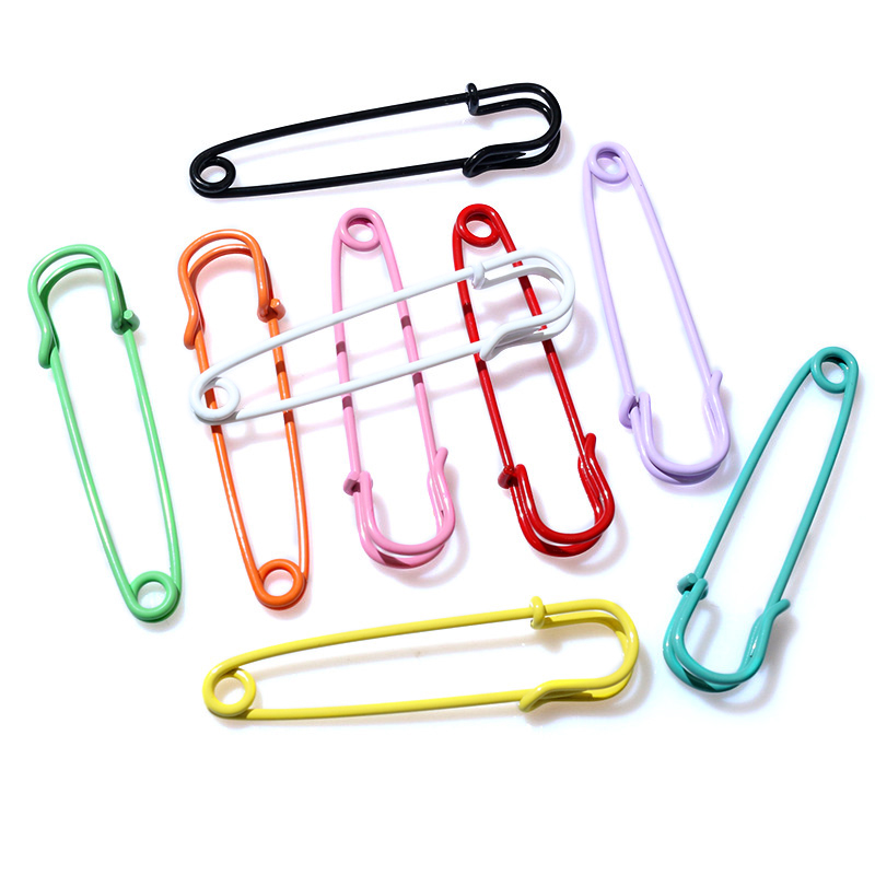10 pzas, alfileres de seguridad de 50x13mm, broche de Metal, alfileres de costura para ropa, pines de costura para etiquetas, manualidades, accesorios para hacer joyas