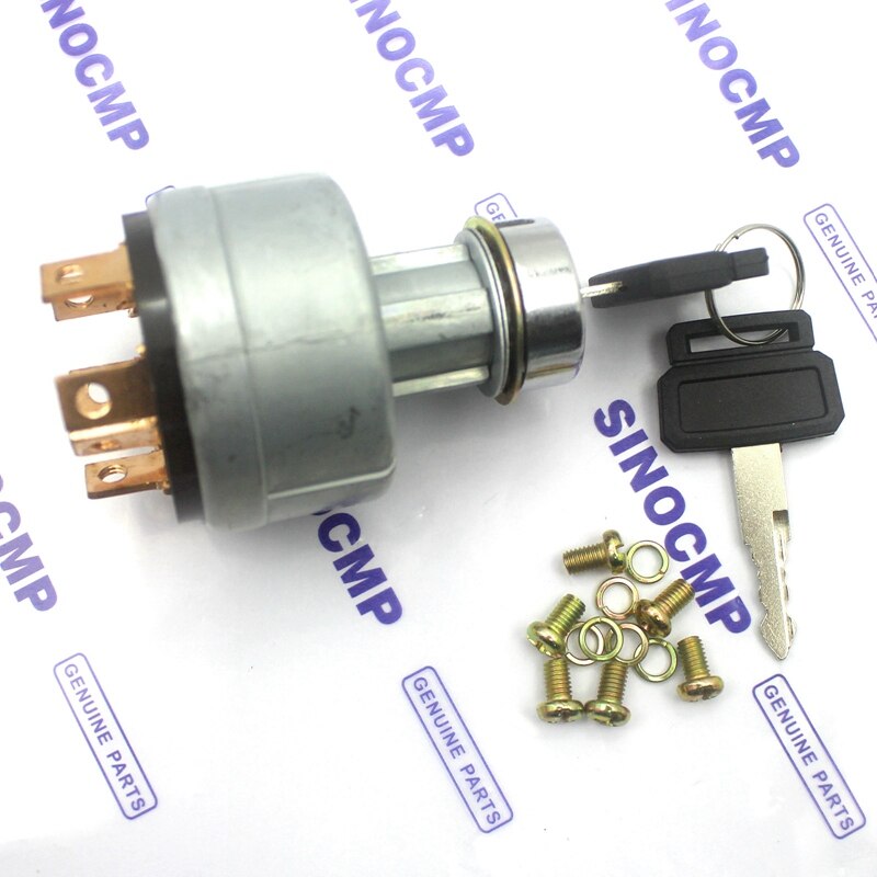 2 toetsen Ontsteking Starter Switch voor Daewoo DH220-5 DH200-7 Graafmachine, 3 maand garantie