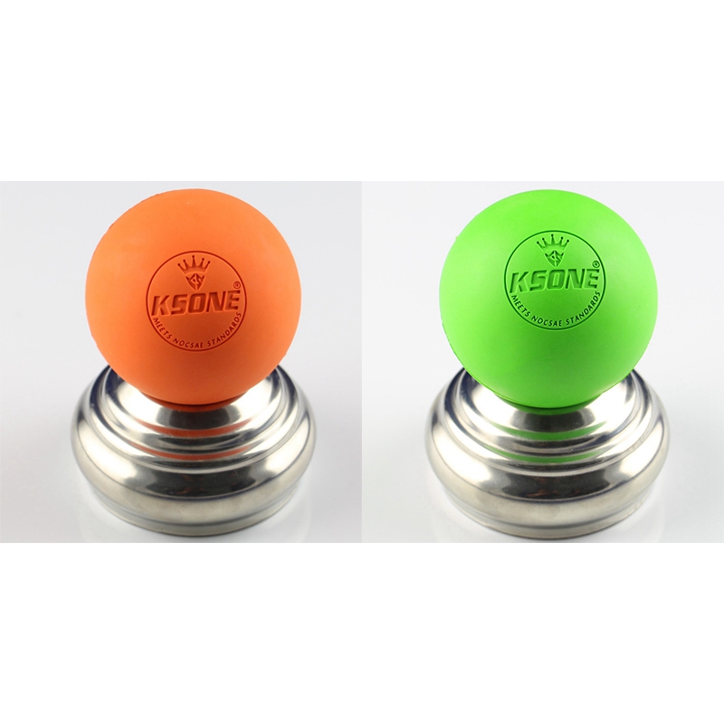 Ksone 2 stück massageball 6.3cm faszienball lacrosseball muskelentspannung schmerzlinderung tragbarer physiotherapieball ,6 & 3