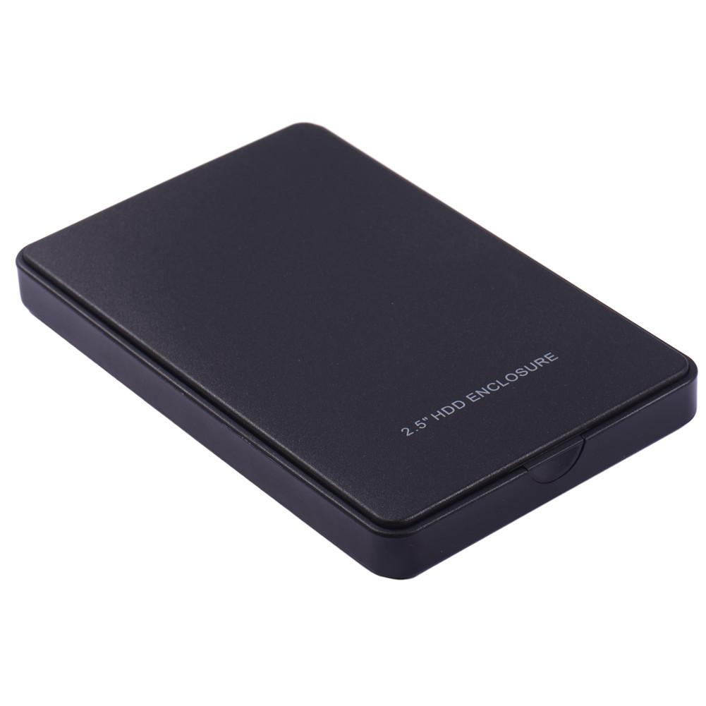 2.5 "HDD Harde Schijf Behuizing Externe Harde Schijf 2TB USB 3.0 2.0 Portable Hard Drive HDD 2TB schijf Compatibel voor Desktop/Laptop: Black USB 2.0