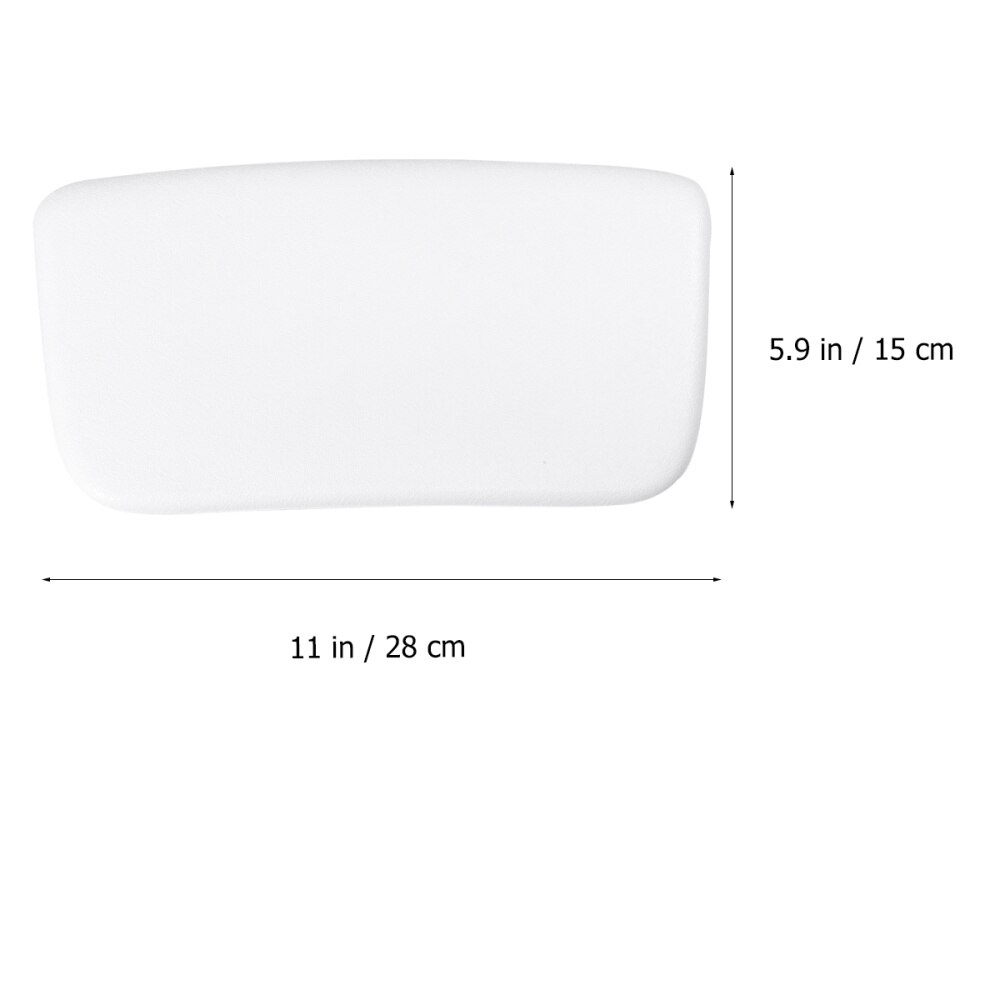 1 Pcs Bad Kussen Pu Hoofdsteun Bad Kussen Vierkante Spa Kussen Voor Vrouw Kinderen Man