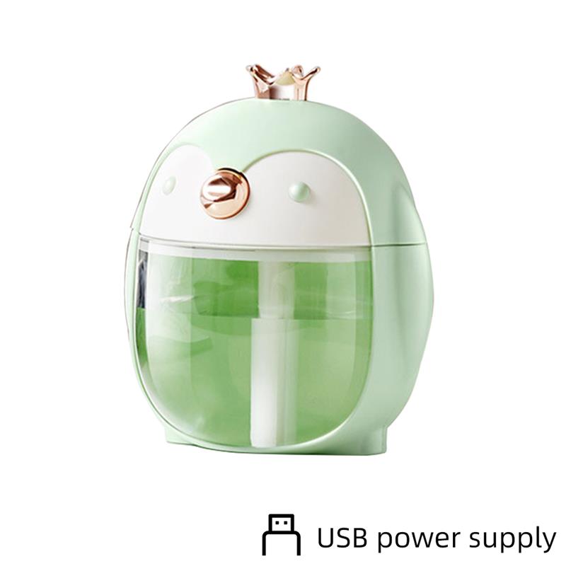 300ml cartoon usb luchtbevochtigers ultrasoon koele mist aroma lucht romantische lamp luchtbevochtiger jaar / kerst apparaten: B