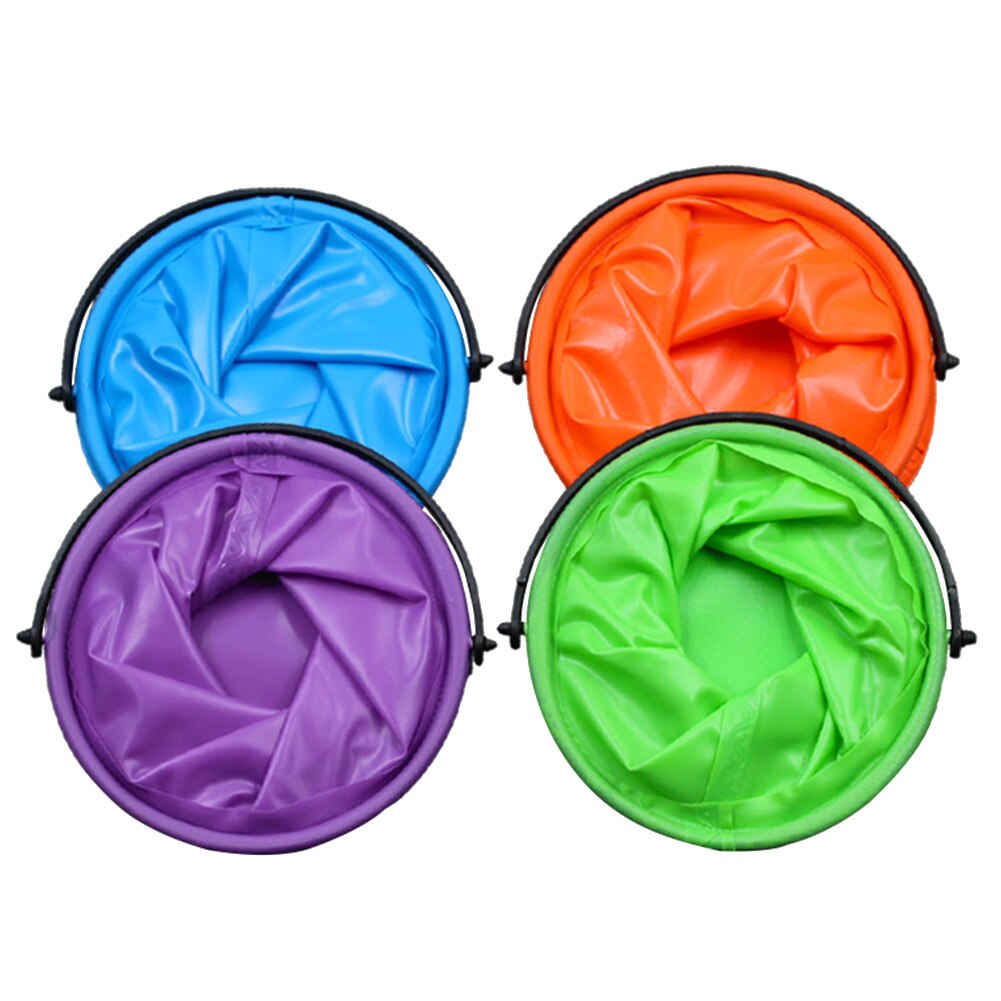 Washing Bag Camping Supplies Tools Fishing Folding Bucket With Compartment Portable Ergonomic Outdoor Camping Bathroom Kitchen