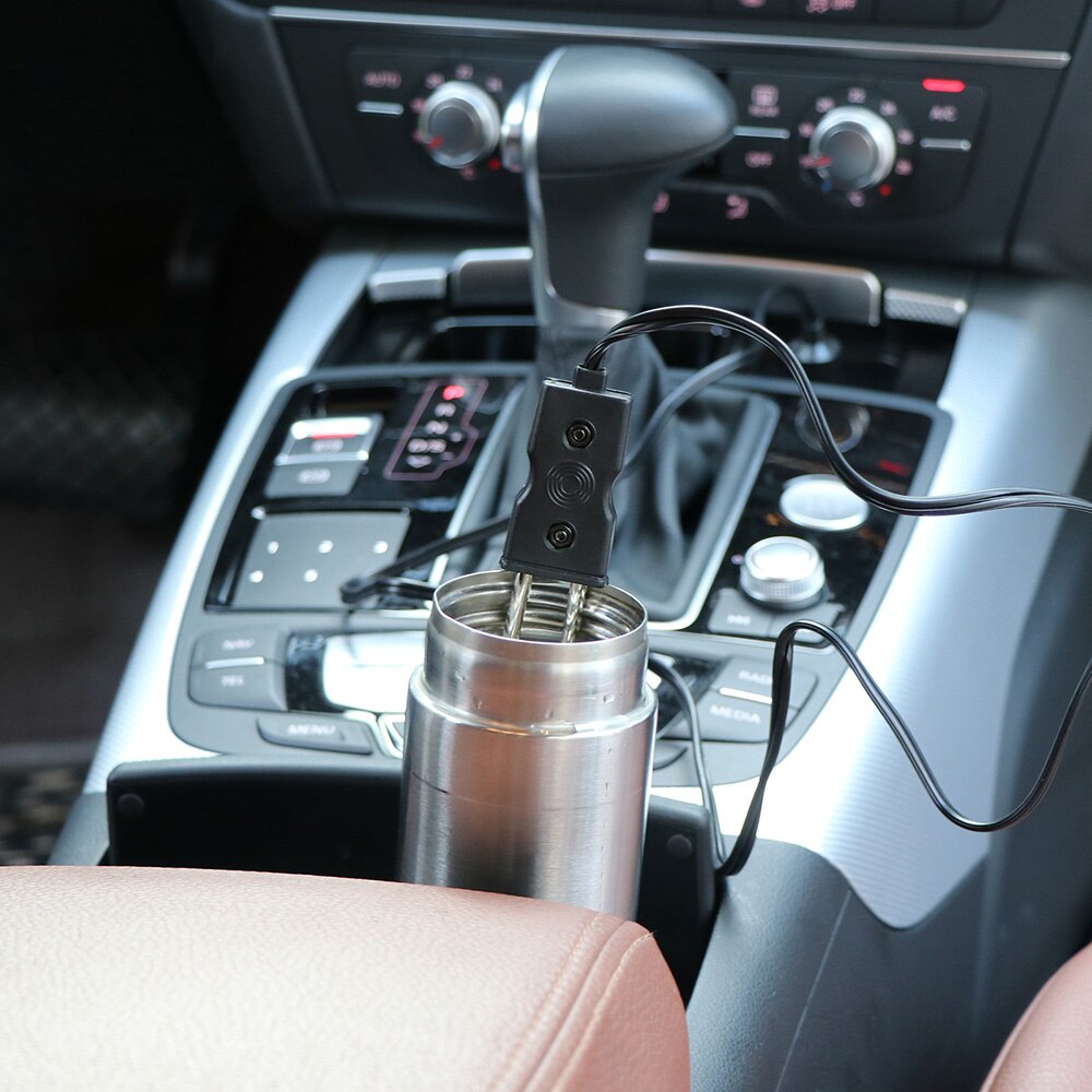 12V Auto Drinken Heater Auto Elektrische Onderdompeling Vloeistof Thee Koffie Boiler Draagbare Veilig 12V Auto Onderdompeling heater Auto Elec