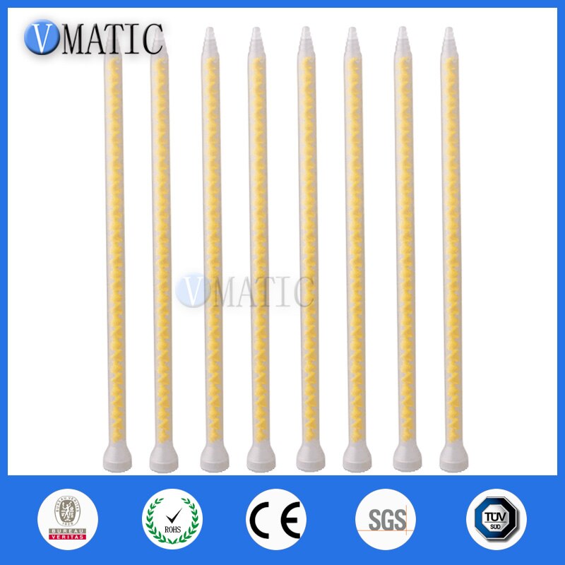 Two Component Cartridge Nozzle Plastic Tube Element Epoxy Resin Glue Pupe Mixing Silicone Static Mixer MS08-32