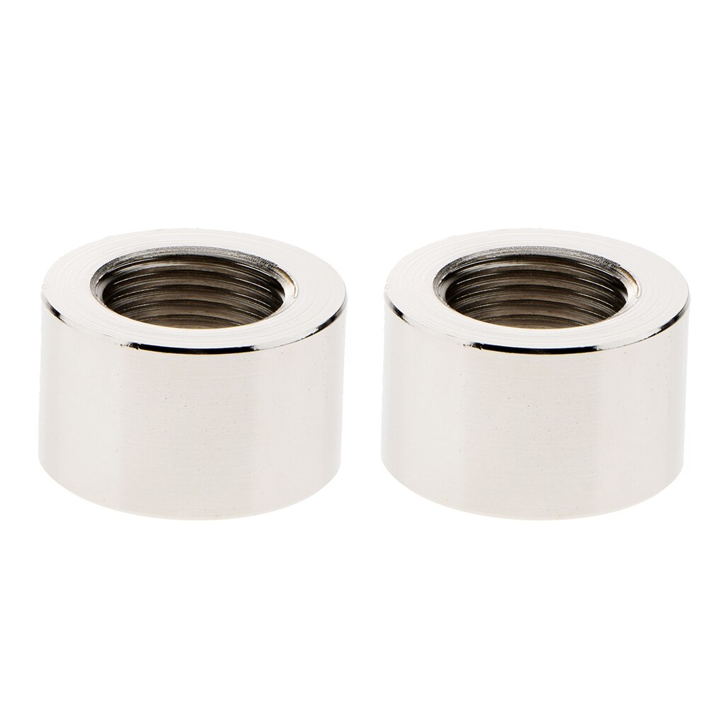 2 Sets Polished 304 Stainless Steel O2 Sensor Weld Bung, M18 x 1.5mm