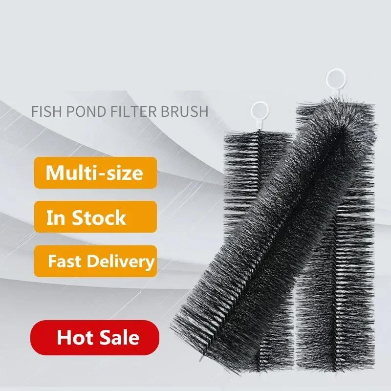 10 stks Aquarium Cleaning Tools Koi Visvijver Filter Borstel 30/40/50 cm Hoge dichtheid Borstel Skimmer Aquarium Filtratiesysteem