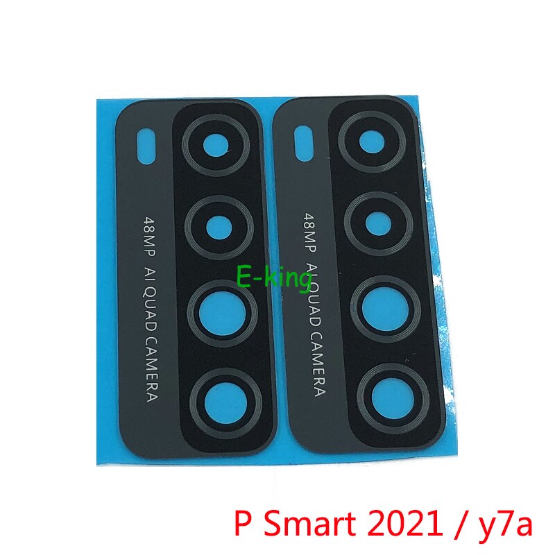 2Stck Hinten Zurück Kamera Glas Objektiv Abdeckung Für Huawei P Clever Z Plus Y7A mit ahesive Aufkleber
