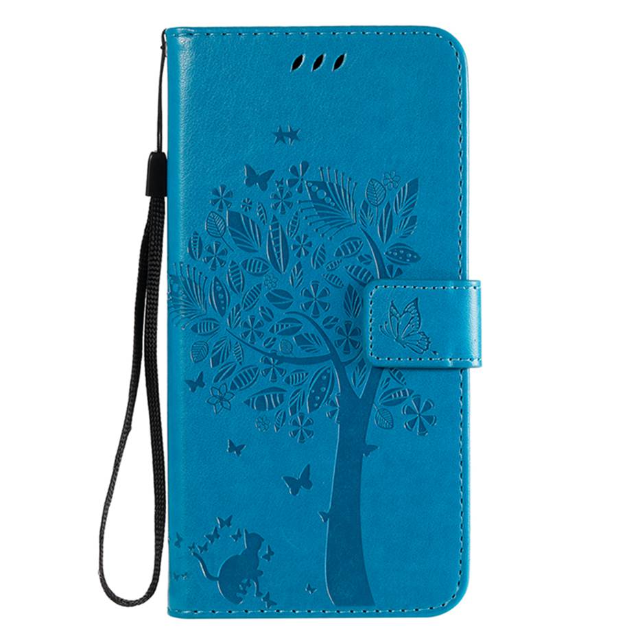 Redmi 9 hoesje siliconen tpu leren portemonnee flip case voor xiaomi redmi 9 hoesje telefoonhoesje voor xiaomi redmi 9 hoesje funda: Blauw