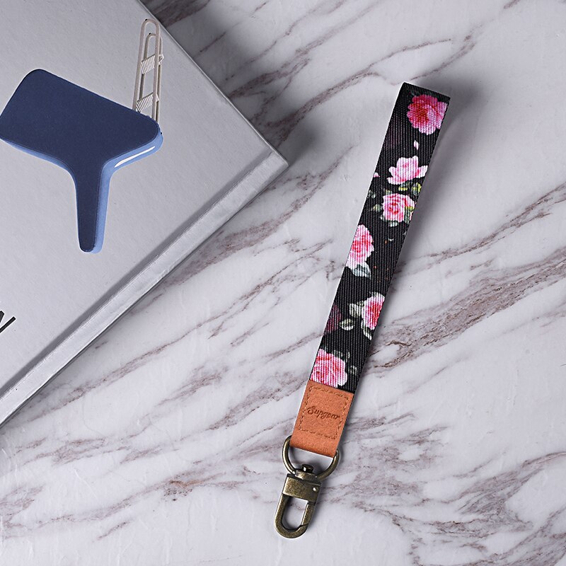 1PC Multi Keychain Mobile Phone Neck Strap Lanyard for key chain ID Card Strap Rope USB badge holder DIY Lariat Lanyard Hang Rop: C4